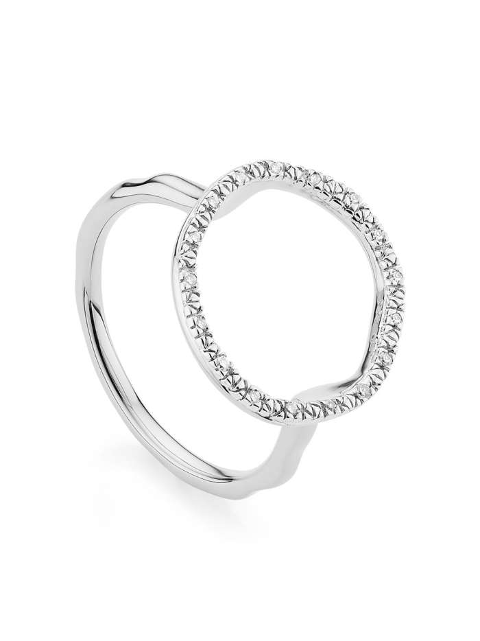 Diamond Circle Ring | Riva circle diamond ring