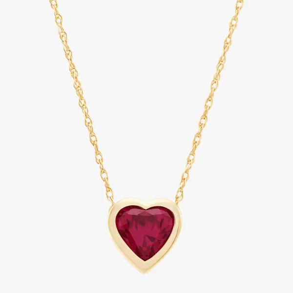 heart shape ruby gemstone Necklace for sale - Rozefs.com