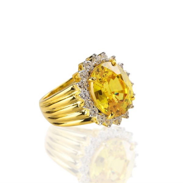 yellow sapphire ring - Rozefs.com