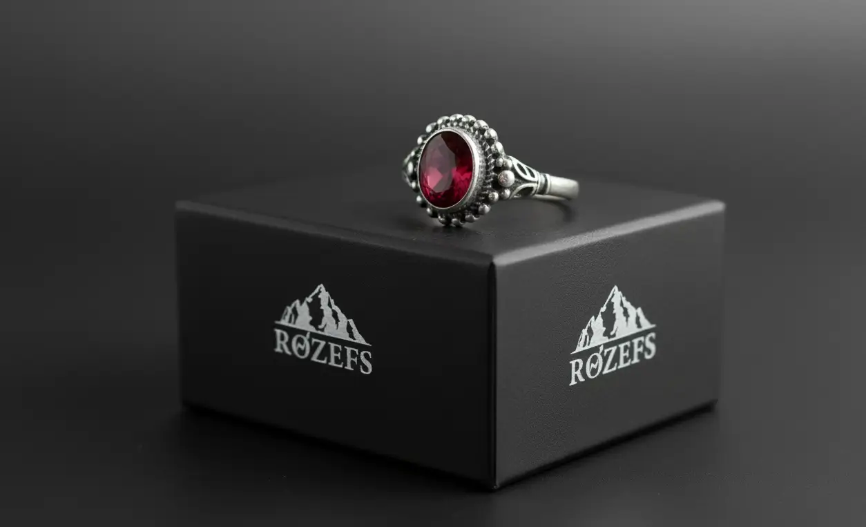 Ruby gemstone ring - Rozefs